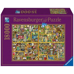 Ravensburger (17825) - Colin Thompson: "Magisches Bücherregal" - 18000 Teile Puzzle