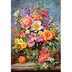 Castorland (C-103904) - "Blumen im Sonnenglanz" - 1000 Teile Puzzle