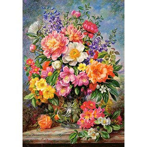 Castorland (C-103904) - "Blumen im Sonnenglanz" - 1000 Teile Puzzle