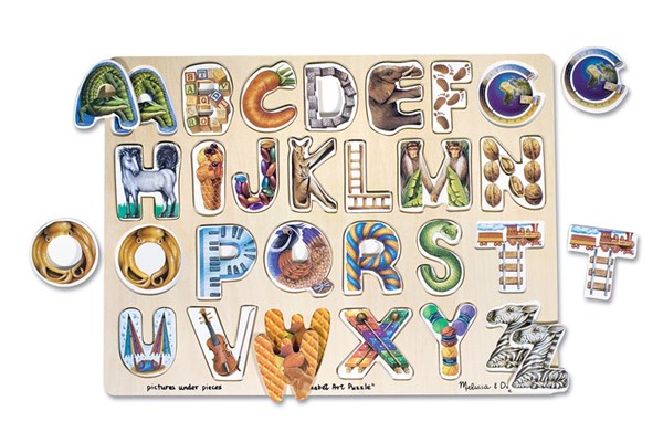 Melissa and Doug (83) - "Alphabet Art" - 26 Teile Puzzle