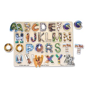 Melissa and Doug (83) - "Alphabet Art" - 26 Teile Puzzle