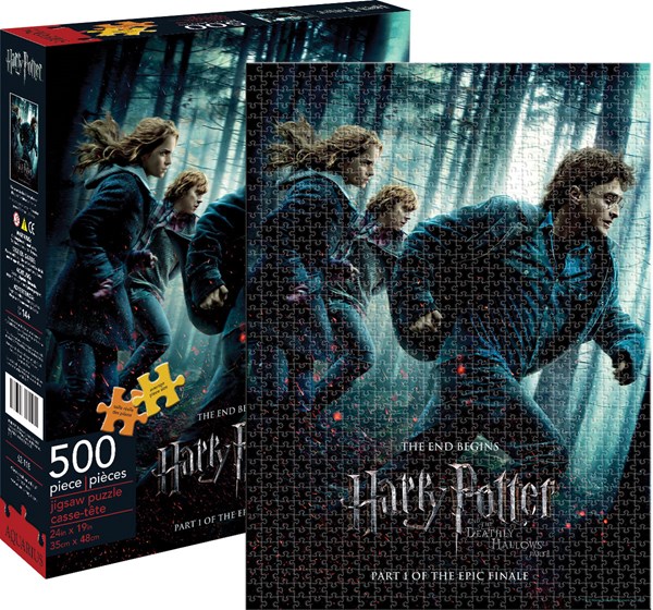 Aquarius (62118) - "Harry Potter Deathly Hallows Part I" - 500 Teile Puzzle