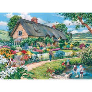 The House of Puzzles (3343) - "Lazy Days" - 500 Teile Puzzle