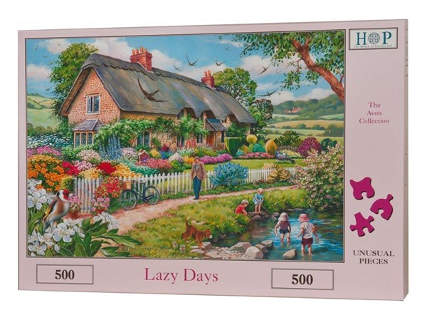 The House of Puzzles (3343) - "Lazy Days" - 500 Teile Puzzle
