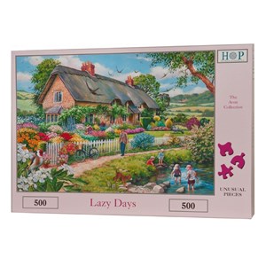 The House of Puzzles (3343) - "Lazy Days" - 500 Teile Puzzle