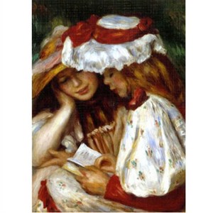 D-Toys (66909-RE08X) - Pierre-Auguste Renoir: "Two Girls Reading" - 1000 Teile Puzzle