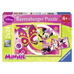 Ravensburger (09047) - "Ein Tag mit Minnie" - 24 Teile Puzzle