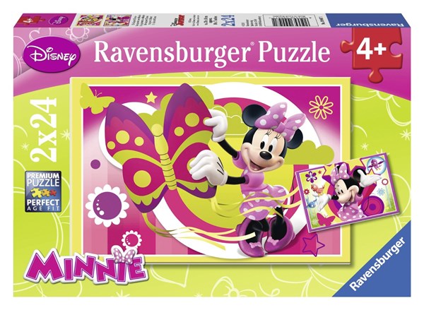 Ravensburger (09047) - "Ein Tag mit Minnie" - 24 Teile Puzzle
