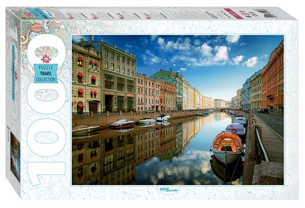 Step Puzzle (79113) - "Fluss Moika in Sankt Petersburg" - 1000 Teile Puzzle