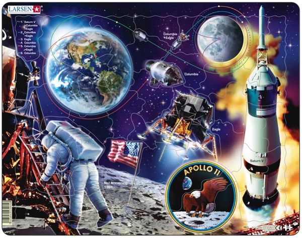 Larsen (NB5) - "Apollo 11" - 50 Teile Puzzle