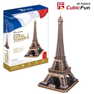 Cubic Fun (MC091H) - "Paris: Eiffelturm" - 82 Teile Puzzle