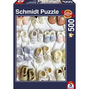 Schmidt Spiele (58224) - "Babyschuhe" - 500 Teile Puzzle