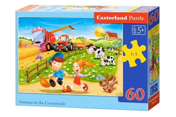 Castorland (B-06878) - "Sommer auf dem Bauernhof" - 60 Teile Puzzle