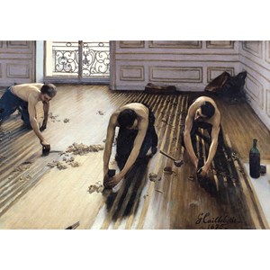 Puzzle Michele Wilson (A817-500) - Gustave Caillebotte: "Die Parketthobler" - 500 Teile Puzzle