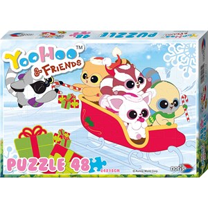 Noris (606031130) - "Yoohoo and Friends" - 48 Teile Puzzle