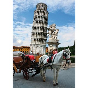 D-Toys (64288-FP03) - "Der schiefe Turm von Pisa, Italien" - 1000 Teile Puzzle