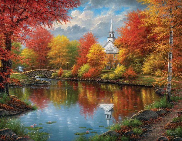 SunsOut (69621) - Abraham Hunter: "Autumn Tranquility" - 1000 Teile Puzzle