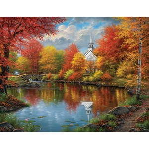 SunsOut (69621) - Abraham Hunter: "Autumn Tranquility" - 1000 Teile Puzzle