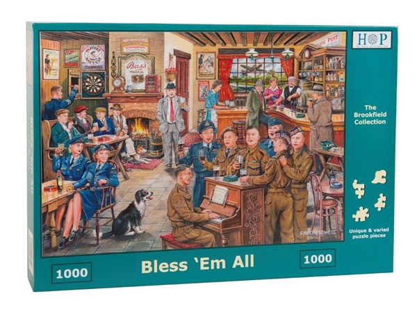 The House of Puzzles (3596) - "Bless 'Em All" - 1000 Teile Puzzle