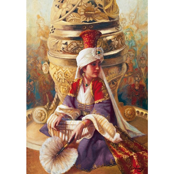 Educa (14724) - Kamil Aslanger: "Sultan Mahi Nigar and Incensory" - 1000 Teile Puzzle