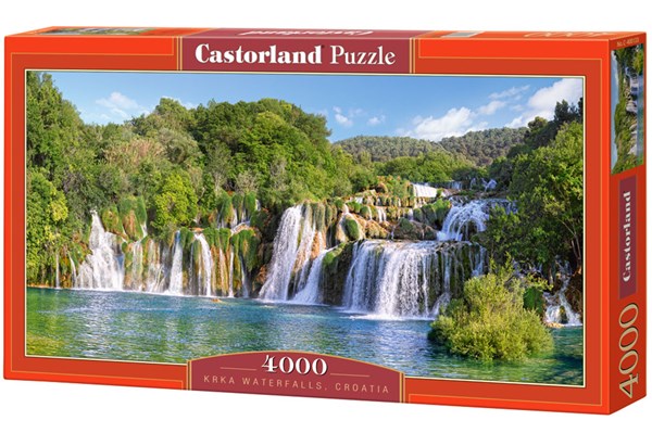 Castorland (C-400133) - "Krka Wasserfälle, Kroatien" - 4000 Teile Puzzle