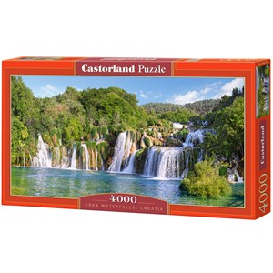 Castorland (C-400133) - "Krka Wasserfälle, Kroatien" - 4000 Teile Puzzle