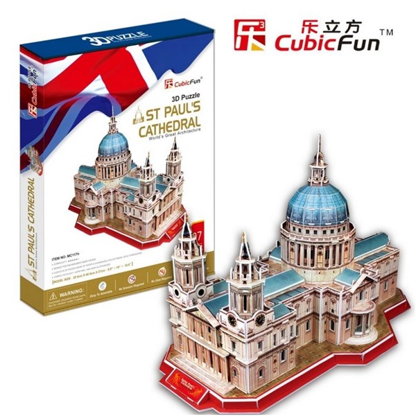 Cubic Fun (MC117H) - "St. Paul's Cathedral of London" - 107 Teile Puzzle