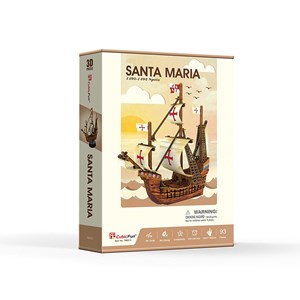 Cubic Fun (T4031h) - "Santa Maria" - 93 Teile Puzzle