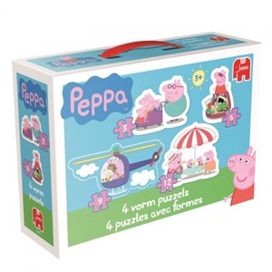 Jumbo (18471) - "Peppa Pig" - 3 6 9 12 Teile Puzzle