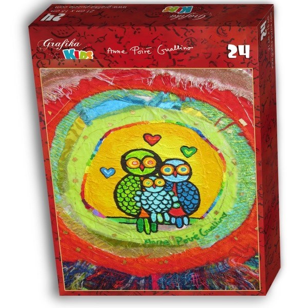 Grafika Kids (01743) - Anne Poire, Patrick Guallino: "Le Nid Porte-bonheur" - 24 Teile Puzzle