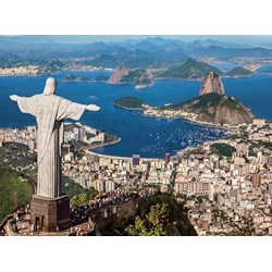 Clementoni (35032) - "Blick auf Rio De Janeiro" - 500 Teile Puzzle