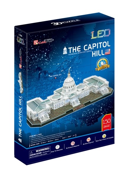 Cubic Fun (L193H) - "The US Capitol" - 150 Teile Puzzle