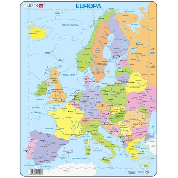Larsen (A8-ES) - "Europe - ES" - 37 Teile Puzzle