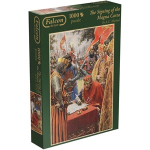 Falcon (11078) - "Die Unterzeichnung der Magna Carta" - 1000 Teile Puzzle