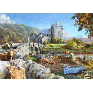 The House of Puzzles (3626) - "Highland Morning" - 1000 Teile Puzzle
