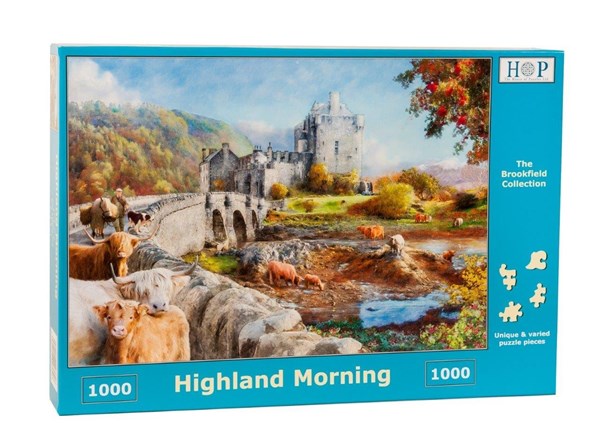 The House of Puzzles (3626) - "Highland Morning" - 1000 Teile Puzzle