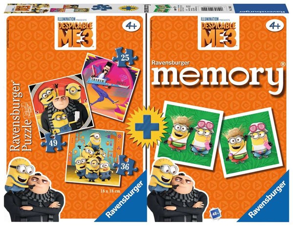 Ravensburger (21309) - "Minions" - 25 36 49 Teile Puzzle