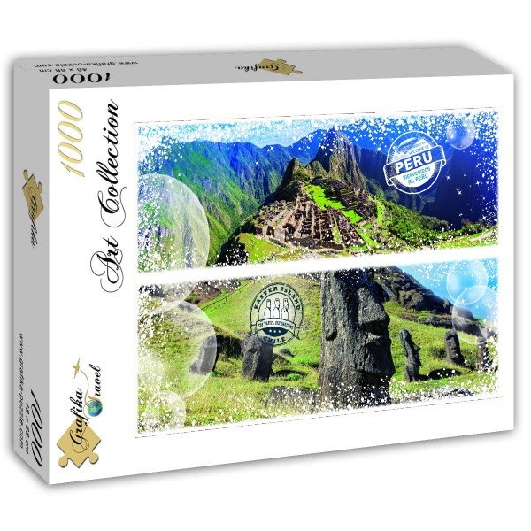 Grafika (T-00230) - "Chile und Peru" - 1000 Teile Puzzle