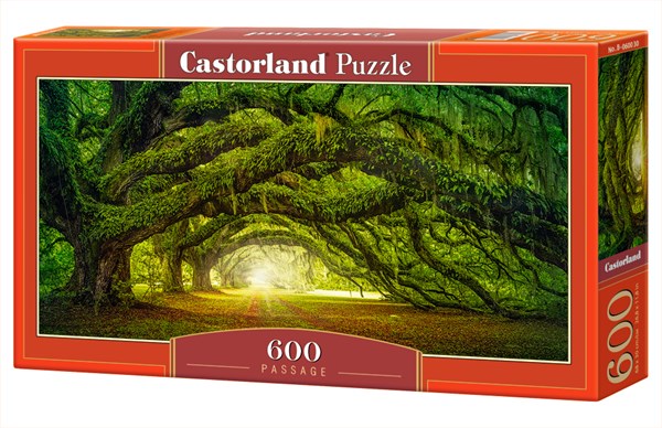 Castorland (B-060030) - "Licht am Ende des Waldes" - 600 Teile Puzzle