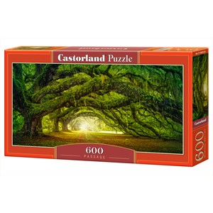 Castorland (B-060030) - "Licht am Ende des Waldes" - 600 Teile Puzzle