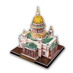 Cubic Fun (MC122H) - "Isaakskathedrale, Sankt Petersburg" - 105 Teile Puzzle