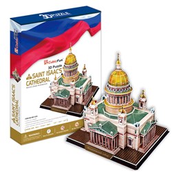 Cubic Fun (MC122H) - "Isaakskathedrale, Sankt Petersburg" - 105 Teile Puzzle