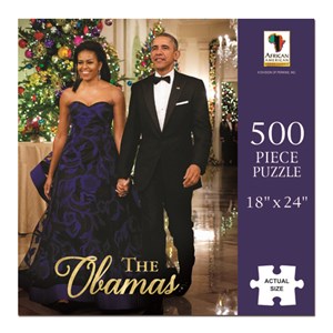 African American Expressions (PUZ-09) - "The Obamas" - 500 Teile Puzzle