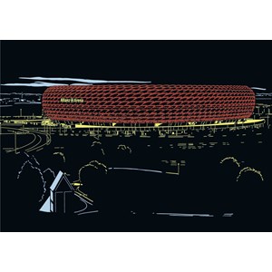 Ravensburger (16187) - "Allianz Arena" - 1200 Teile Puzzle