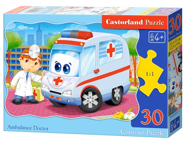 Castorland (B-03471) - "Der Notarzt" - 30 Teile Puzzle