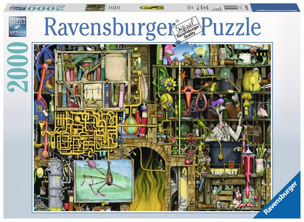 Ravensburger (16642) - Colin Thompson: "Verrücktes Labor" - 2000 Teile Puzzle