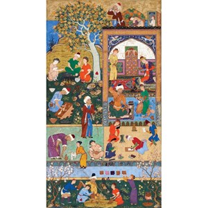 Puzzle Michele Wilson (A288-500) - "Persische Kunst, Die Schule" - 500 Teile Puzzle
