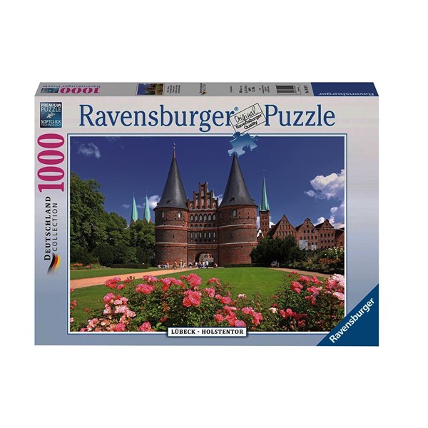 Ravensburger (19459) - "Lübeck, Holstentor, Germany" - 1000 Teile Puzzle