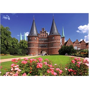 Ravensburger (19459) - "Lübeck, Holstentor, Germany" - 1000 Teile Puzzle