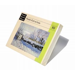 Puzzle Michele Wilson (C803-80) - Claude Monet: "Die Elster" - 80 Teile Puzzle